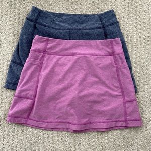 Set of 2 athletic skorts
